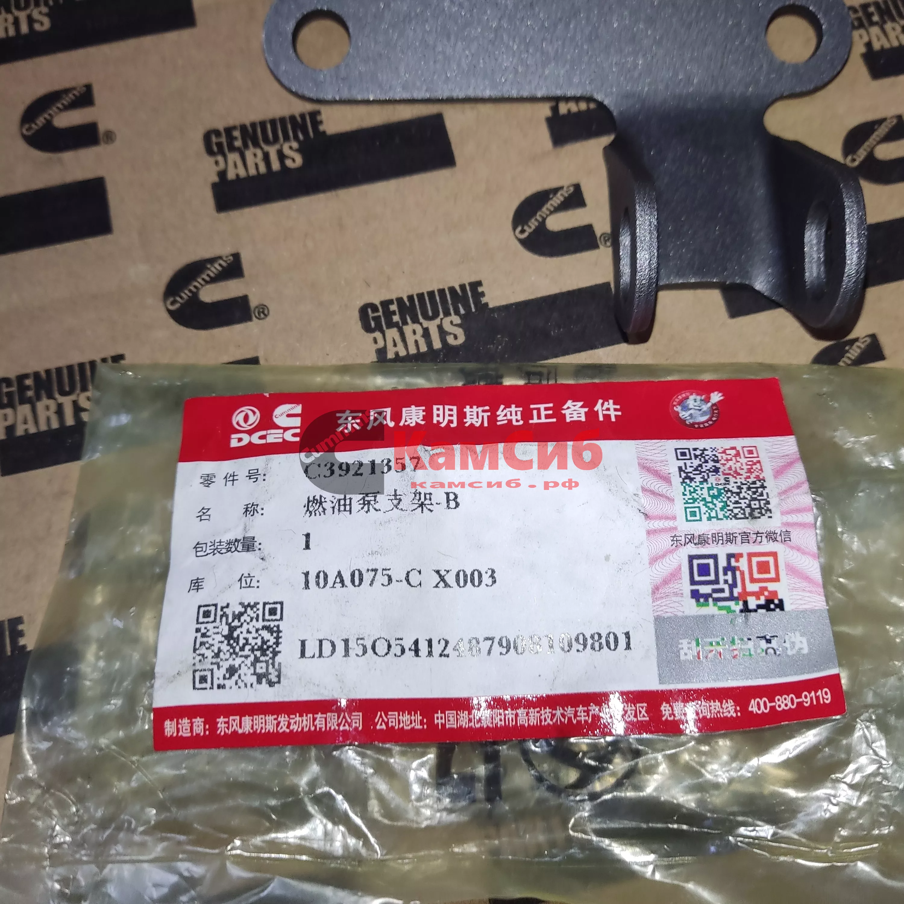 Кронштейн ТНВД/L