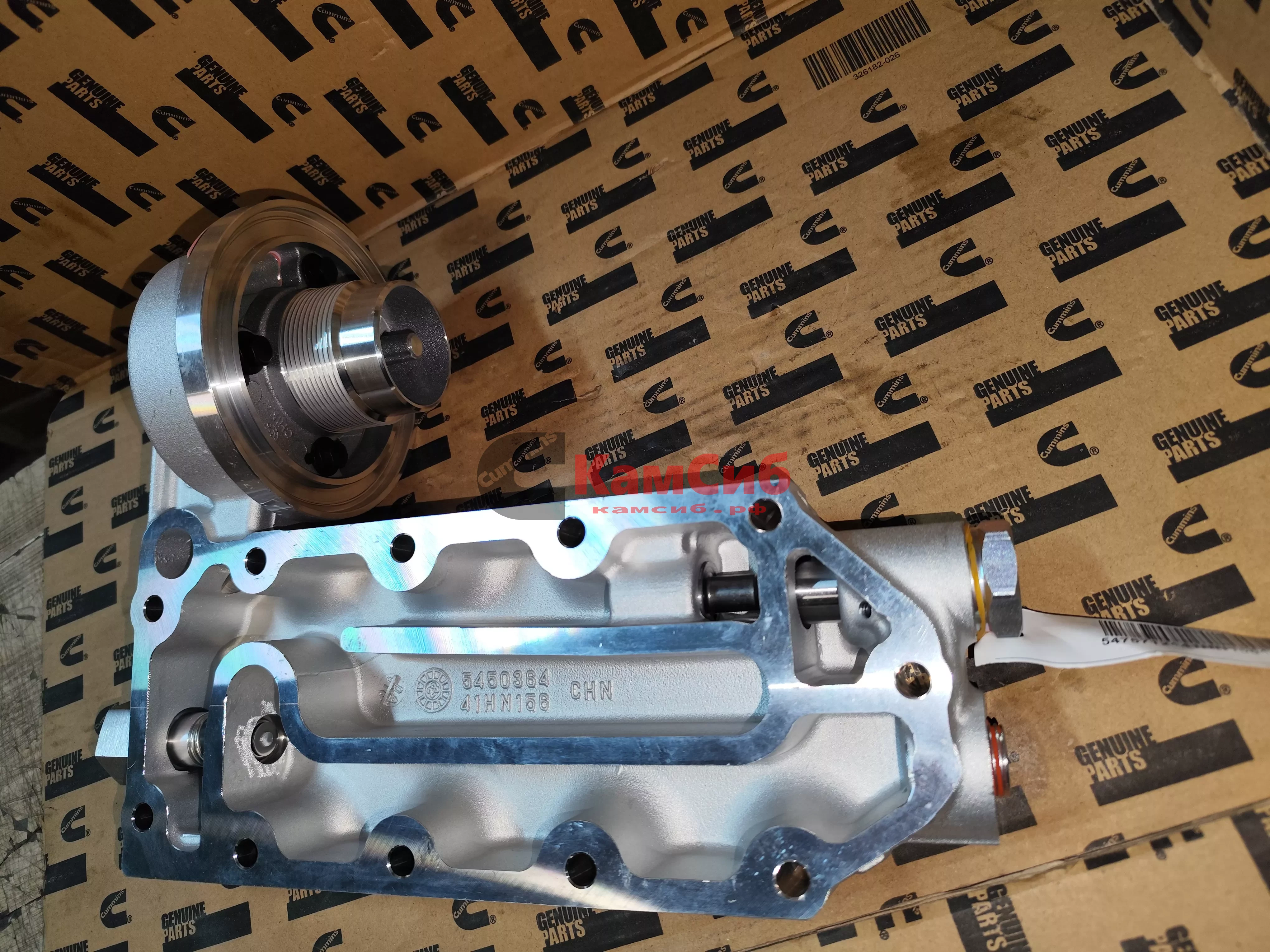 Кронштейн масляного фильтра ISLE,6L,6CT (в сборе)3974326/C5475712 нов. номер/головка фильтра