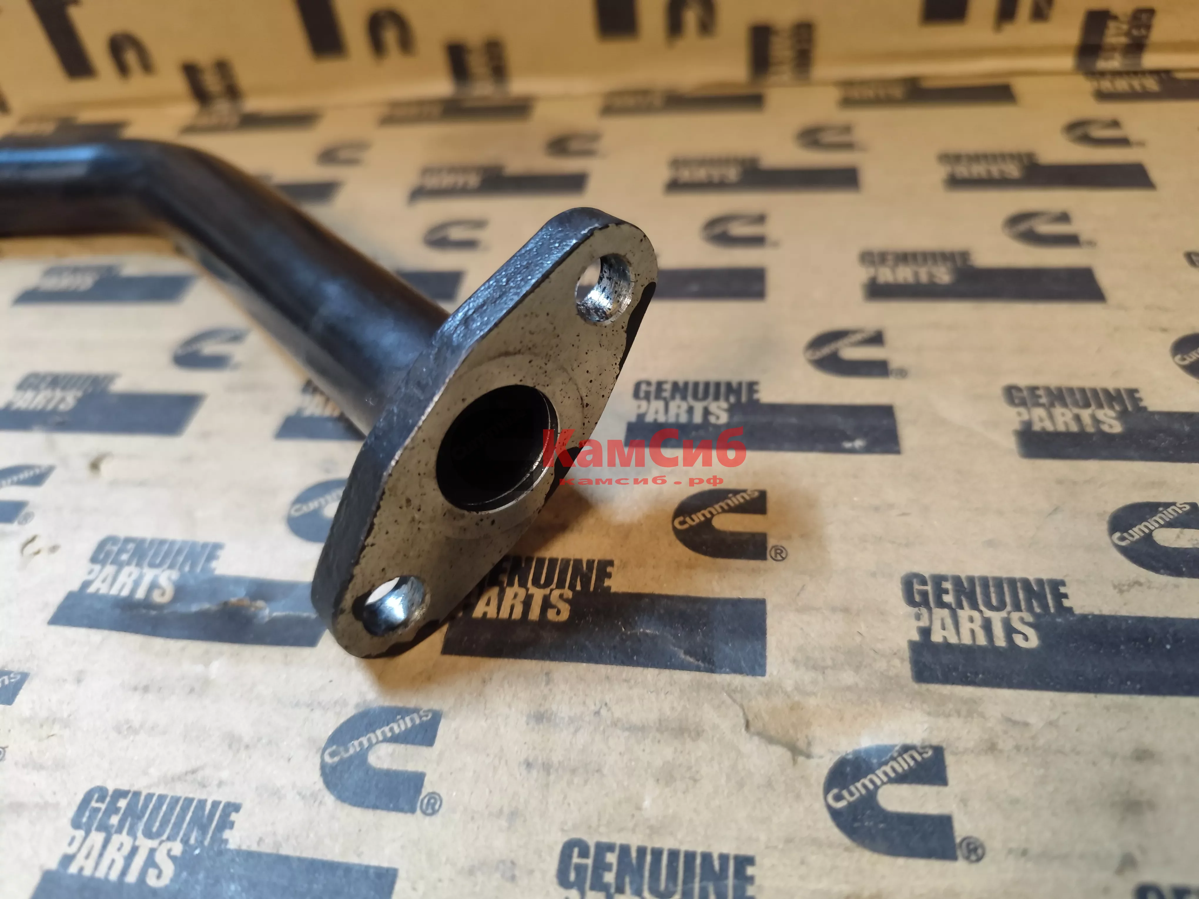 Трубка слива масла с ТКР (фигурная)/в сборе/ССНД