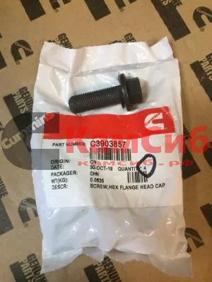 Болт крепления демпфера 4BT/6BT/EQB (M12 x 1.25 x 36)