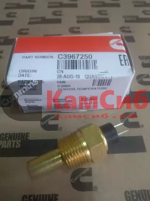 Датчик температуры ОЖ CUMMINS  (4-6ВТ,ISBe,L) (короткий)