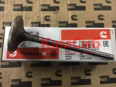 Клапан впускной 6СТ Cummins  (D-52mm) 3915506